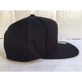 Yupoong NWT Original Yupoong Classic Snapback Baseball Hat Adjustable Black Blank Cap