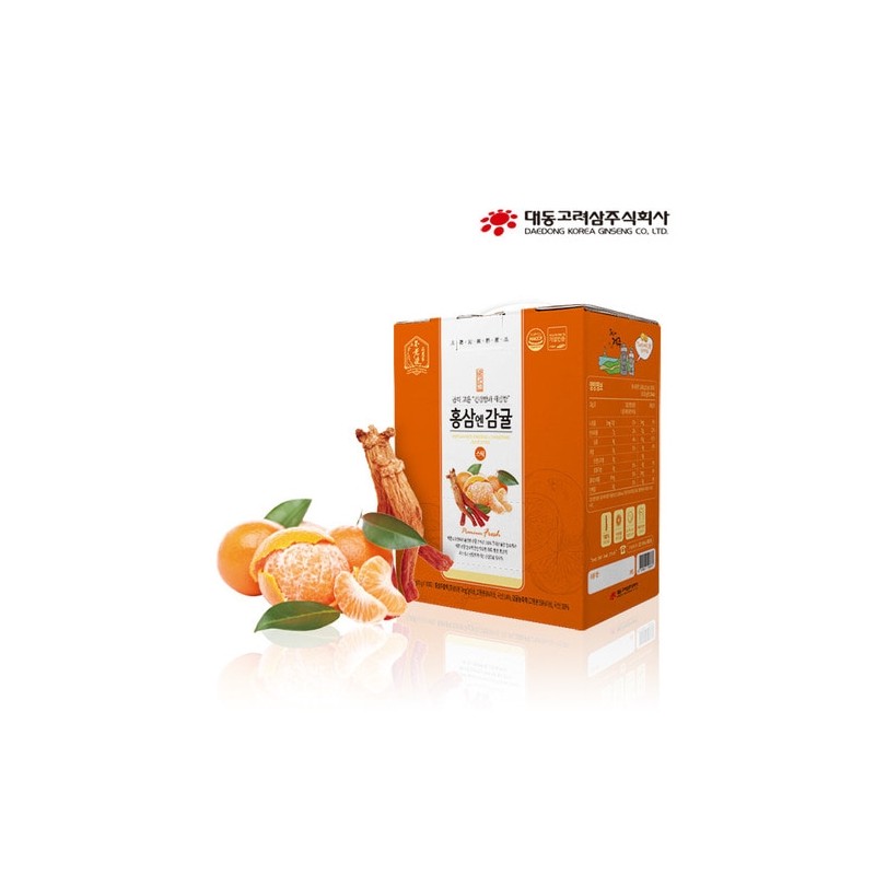 Daedong Korea Ginseng Red Ginseng & Tangerine 10g 100 Sticks