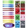 12 UV Pens and 12 Notebook, Mini Pixel Party Bags,