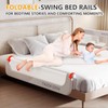strenkitech Foldable Toddler Bed Rails - Kids Guard Bumper for