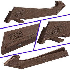 FINDKING Walnut Knife Edge Guard, Wooden Magnetic Knife Sleeve for Counter, Drawer, Knife Bag, Light, Portable Blade Sheath Cover, Suitable for 7" Japanese Kitchen Knife (Knife Not Included)