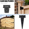 Dreamxiang 3.5 Inch Heavy Duty Gate Hinges, Gate Hinges for