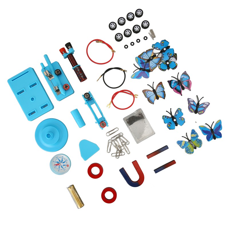 Science Magnet Set Physics Experiments Toys Kit Educational Interactive Electromagnet