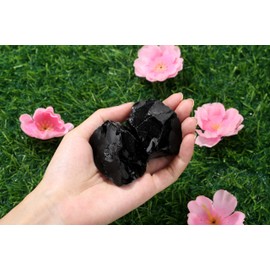 GUJOXILA 2 Pieces Large Crystals Rough Stone Set Natural Stone Real Natural Raw Stones Crystal Premium Water Stones Energy Stones Reiki Decor Esoteric Gifts 4.5-5.5cm