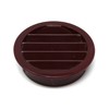 2" Round Plastic Louver Soffit Air Vent Reptile Screen Grille