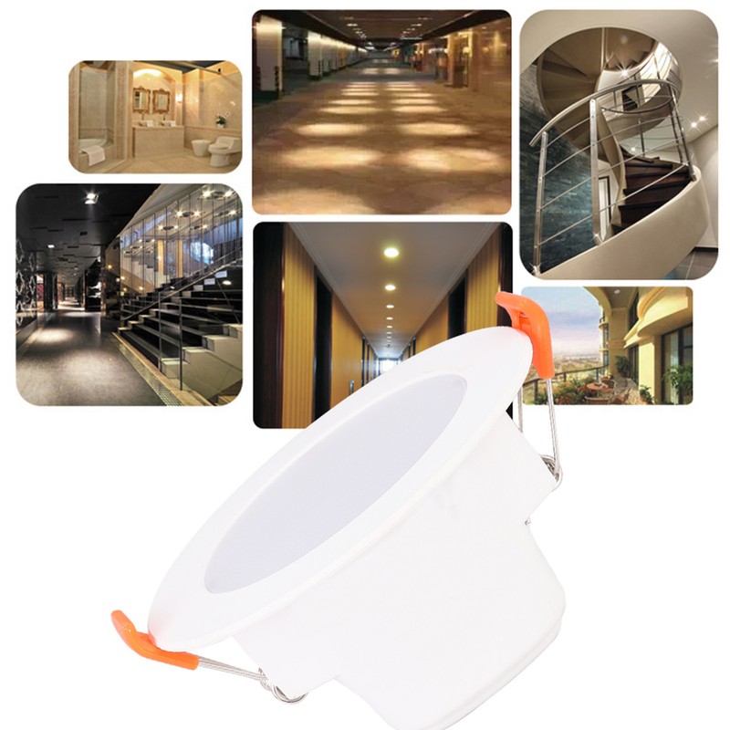 6000K AC90-265V LED Ceiling Light Downlight with Intelligent Radar Sensor