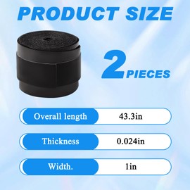 2 Rolls Tennis Racket Grip Tape 1.1mm Baseball Bat Grip Tapes Multi Sport Handle Tape Tacky Overgrip Non-Slip Sweat-Absorbing Cushion Wrap for Golf Tennis Softball Hockey Pickleball Badminton Bike