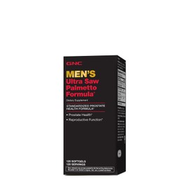 GNC Men's Ultra Saw Palmetto Formula, Supports Normal Prostate Function, 120 Softgels
