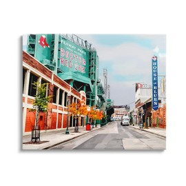 Stupell Industries Fenway Park Boston Cityscape Canvas Wall Art, Design by Emily Kalina