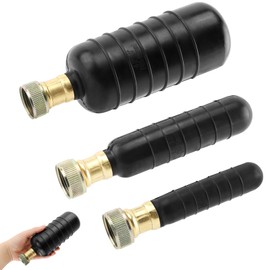 Drain Bladde Kit,3 Pcs Drain Cleaning Bladders Fits 1 to 6 Drain Bladder Unclogger,Unclogs Stubborn Blockages In Main Drain & Sewer Line Bathroom Sinks,Shower,and Swimming Pool Drain with Water Power