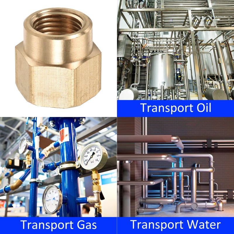 M METERXITY Brass Reducing Coupling Brass Reducer Pipe Fitting Tight