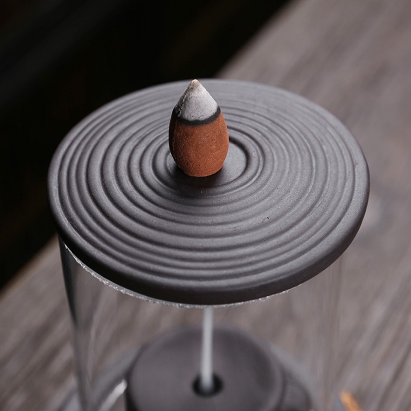 Incense Burner Smoke Backflow Incense Holder Living Room Decor Feng