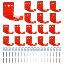 Hyuetrsa 20 Pack Universal Fire Extinguisher Mount Bracket - Rust-Resistant Metal Wall Hanger, 5-40 Lb Capacity, Easy Installation for Home/Garage/Office, Includes Mounting Screws & Washers