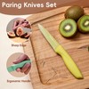 Ruffulon Paring Knife Set, 4PCS Stainless Steel Paring Knife Set,