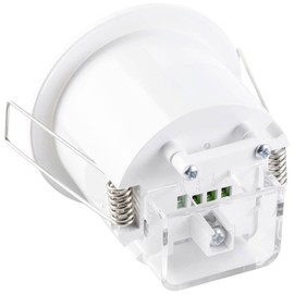 Sygonix SY-5251906 Ceiling Recessed Ceiling Motion Sensor 360° Relay White IP65