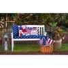 Pillow Perfect Indoor Patriotic Day Fireworks Throw Pillow, 17" x