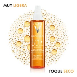 Protector Celular En Aceite Vichy Capital Soleil 50FPS 200ml                                                                                          