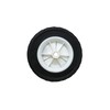 Shepherd Hardware 9610 6-Inch Semi-Pneumatic Rubber Replacement Tire, Plastic Wheel,