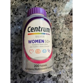 Centrum Silver Women50+ Multivitamin Tablets 200 count EXP 11/2026