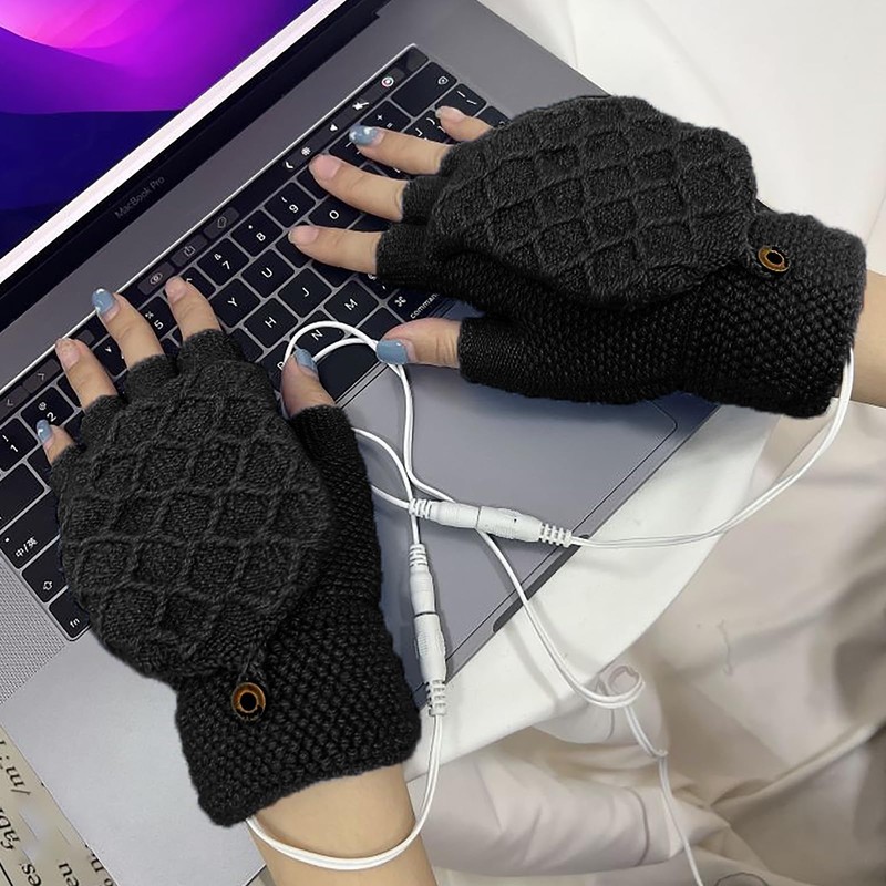 Afindern USB Gloves, Electric Heating Gloves, Hand Warmer, USB Double-Sided