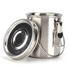 Brush Washing Bucket Stainless Steel Material Easy Carry Painting Supply