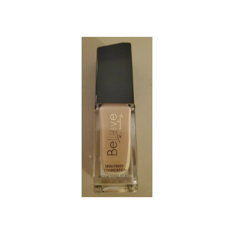 2 Pack~ IVORY~Believe Beauty Skin Finish Foundation Pump Bottle~NEW