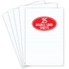 EAI Education Double-Sided Dry-Erase Poster Board: Lined, 24" x 36"