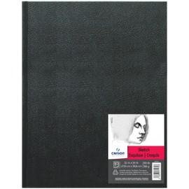 Canson Artist Series Sketchbook, Hardbound Journal, 11x14 inches, 184 Pages (65lb/96g) - Artist Paper for Adults and Students - Graphite, Charcoal, Pencil, Colored Pencil