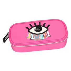 Depesche Lisa and Lena J1MO71 Pencil Case with Pen Loops, Compartment for Set Square