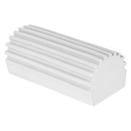 1 x Cleaning Sponge, Reusable Blind, Dust Cleaning Sponge for Cleaning Skirting Boards, Ceiling Fan, Glass Door, Window Grooves (Grey)