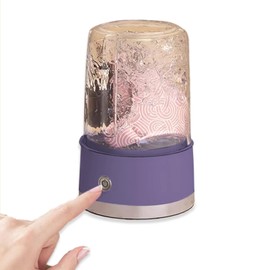 PLURECIL Portable Washing Machine - Mini Wireless Waterproof Washer Machine- No Drainage Required - Suitable for Underwear, Socks, Purple