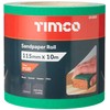 TIMCO Sandpaper Roll - 120 Grit - Green - 115mm