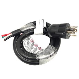 Parkworld L15-30P Generator 4-Prong 30 Amp 250-Volt Twist Lock NEMA L15-30 Plug Power Cord, UL Listed (6FT)