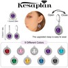 Dangle Earrings for Women Multicolor Crystal Drop Boho 9 Set