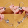 KAHEIGN 20Pcs Wire Rope Clips, Stainless Steel M5 Cable Clamp