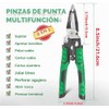 LAOA - Alicates de punta de aguja, alicates para electricista,
