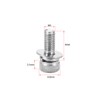 sourcing map M3 x 6mm Stainless Steel Hex Socket Head