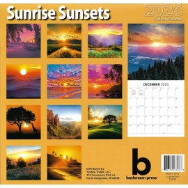 2026 Sunrise 16-month (Sept 2025 - Dec 2026) 12"x12" Wall Calendar