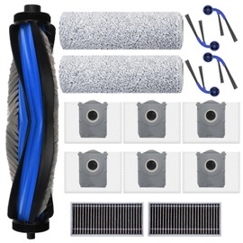 JKOISL Zubeh?r f??r Ecovacs Deebot T80 omni, JKOISL 1*Main Rollb??rste 6*Staubbeutel 4*Seitenb??rsten 2*Filter 2*Mopp Wischt??cher, Ersatzteile Saugroboter Zubeh?rset