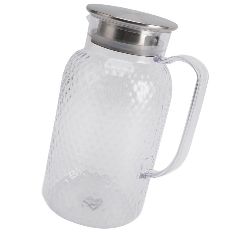 Water Pitcher with Lid and Handle 1500ml Acrylic Heat Resistant