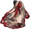FAIRYGATE Ladies Scarfs Gifts Satin Silk Head Scarf for Women
