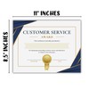 Customer Service Award 30pk 8.5x11” Work Office Employee Recognition Certificate