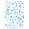 Jwssor Christmas Tissue Paper,20sheets Xmas Tissue Paper,Blue Santa
