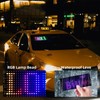 LED Sign for Car, 6.8''x2.75''Flexible LED Matrix Panel USB 5V