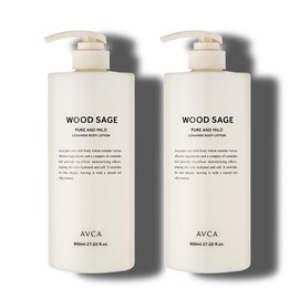 Abka fragrant hypoallergenic ceramide highly moisturizing body lotion non-sticky body cream wood sage, 800ml, 2 units / 아브카 향기좋은 저자극 세라마이드 고보습 바디로션 끈적임없는 바디크림 우드세이지, 800ml, 2개