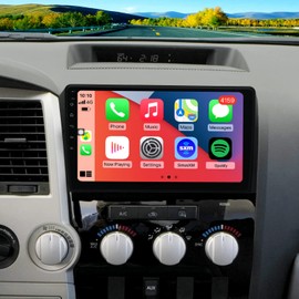 for Toyota Tundra 2007-2013 Sequoia 2008-2018 Radio Upgrade Android Stereo Navigation System 10.1inch 1280 * 720 IPS Screen Wireless Carplay Android Auto WiFi Free Camera