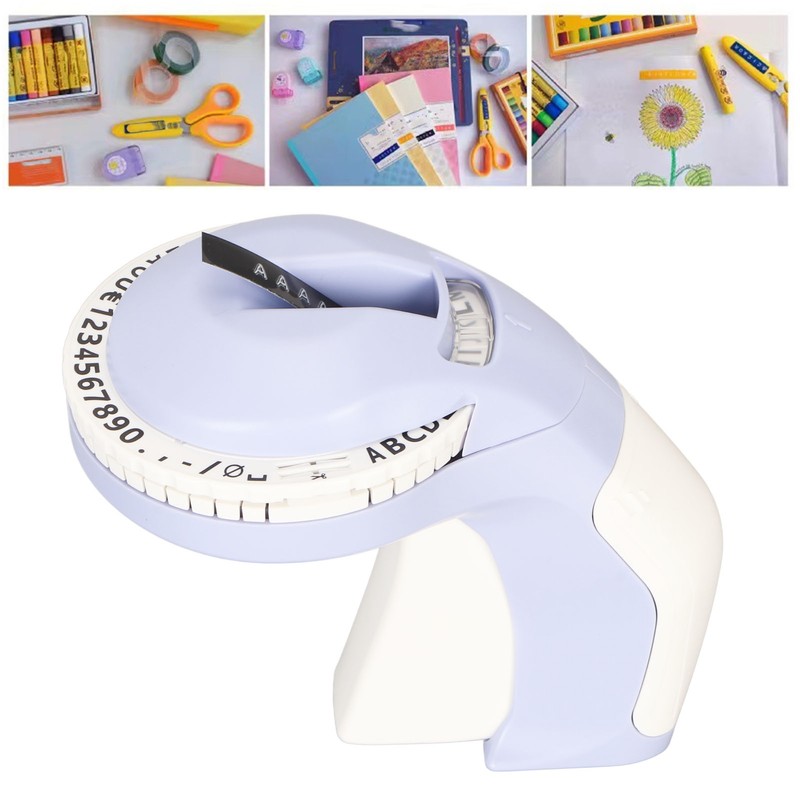 Embossing Label Maker with 2 Rolls Tape 600dpi DIY 47