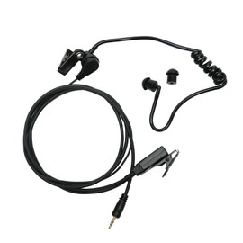 Sarcia Walkie Talkie Earpiece Mic PTT Compatible with Cobra RX380 RX680 ACXT545 ACXT645 PX650 PX655 RX380 RX680 Two Way Radio with Black Acoustic Tube Headset,4Pack