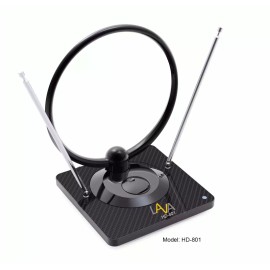 LAVA 75 mile LAVA HD-801 Indoor HDTV Antenna, Amplified 4K Clear