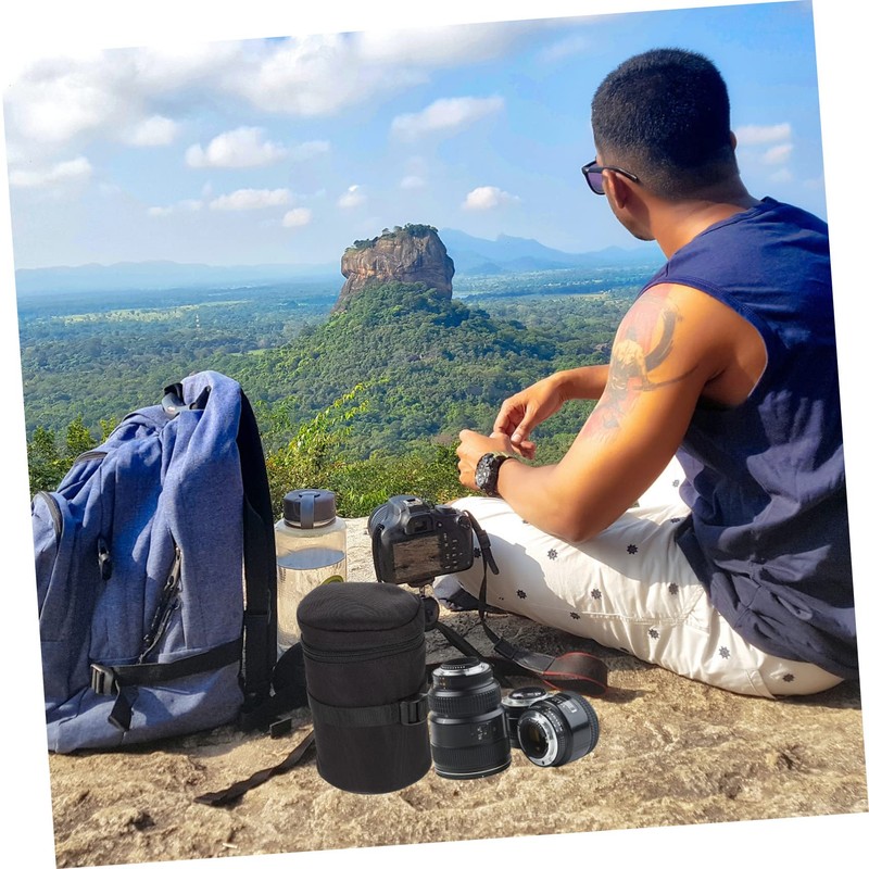 TEHAUX Camera Lens Storage Bag Shockproof and Water-resistant Lens Holder